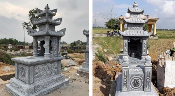 Mộ đơn đẹp, đơn giản ba mái Mộ đơn đẹp, đơn giản ba mái